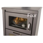 Poêle à bois avec four – BELLEZA DELUXE F – 11 kW – Image 7